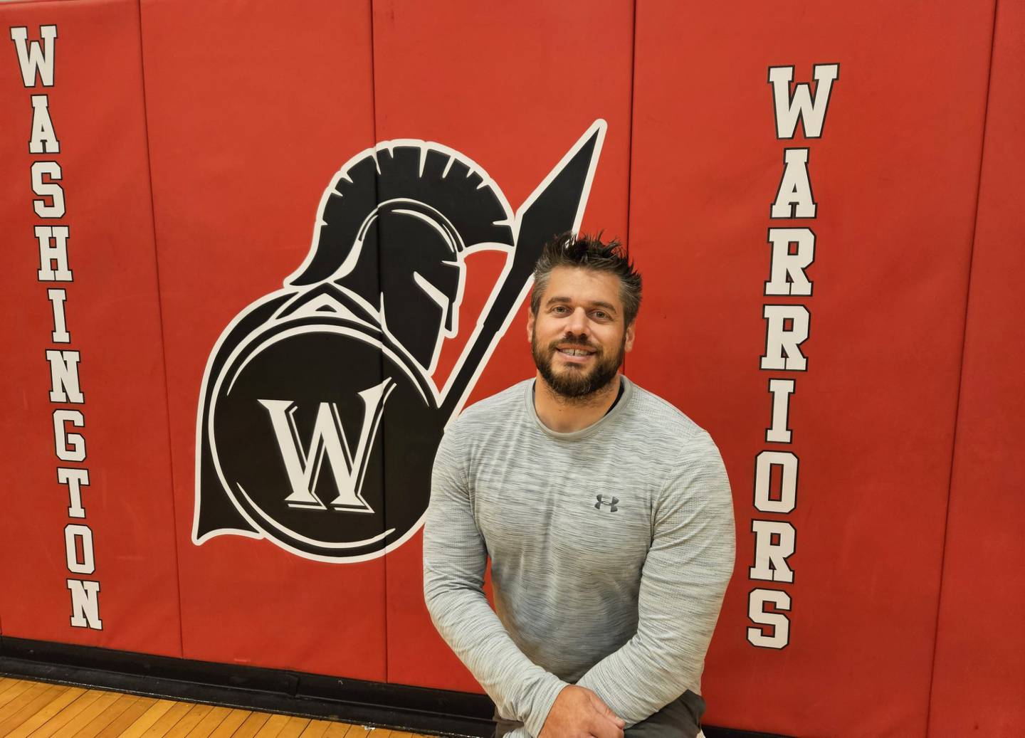 Brian Kahn, an Army veteran, is a physical education teacher at Washington Junior High School in Joliet.