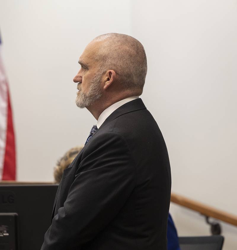 Lee County Assistant State’s Attorney Brian Brim appears in court Monday, Dec. 2, 2024, for a hearing in the David Sosa first-degree murder case.