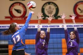 Photos: Genoa-Kingston volleyball takes on Rochelle