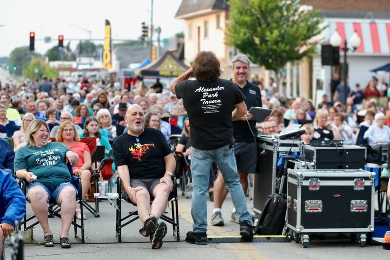 The band featured covers of classic rock ballads from bands like Journey, Boston and Styx and the event also featured food and drink vendors from across the Illinois Valley.