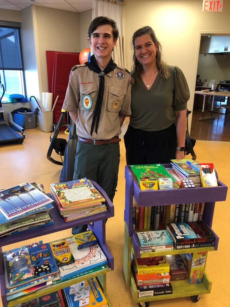Silver Cross Hospital - Eagle Scout Candidate Rolls Out Fun for Patients at Silver Cross Hospital