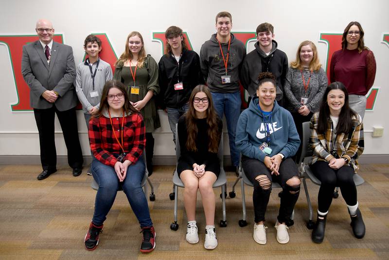 The La Salle-Peru High School Renaissance students of the month were recognized during a breakfast ceremony on Wednesday, Nov. 16. Students recognized this month were Shea Knoblauch, Jasmine Garman, Hope Eldridge, Isabella Argubright, Jasmine Arce, Ty Terzick, Robert Baldin, Amy Luaisa, Charles Helmig-Considine, Ty Stillwell, Dominic Bidasio and Jazmine Bennett.