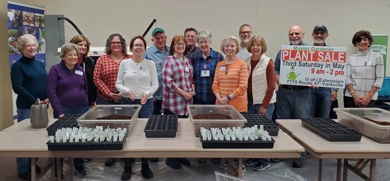 Local Master Gardener volunteers started more than 700 vegetable seedlings for the 2022 Plant Sale event on May 21 from 9 a.m. to 2 p.m. The sale also includes native plants, nursery-stock perennials, and more.