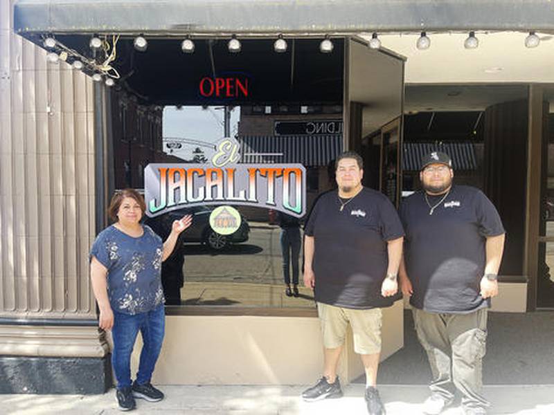 Maria Rocha (left) and her two sons, Antonio and Octavio Flores, own El Jacalito in downtown Sterling. The restaurant serves Mexican fare, and opened at its current location on Dec. 1, 2023, after more than 20 years on the west edge of town on West Fourth Street.