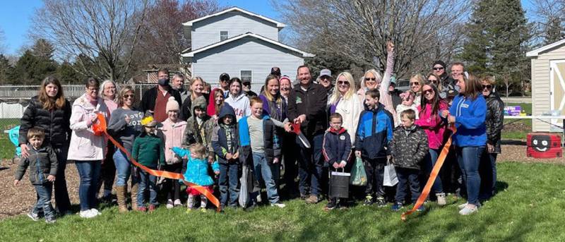 The Sandwich Area Chamber of Commerce hosted a ribbon cutting for the soft grand opening of Basics DeKalb County Toddler Garden at Knights Park on April 16. This new enriching children’s attraction is now open, just in time for summer. The toddler garden is located at Knights Park, 1001 N. Latham St., Sandwich.