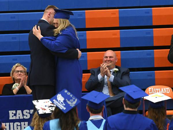 Special surprise for one Eastland graduate on Sunday