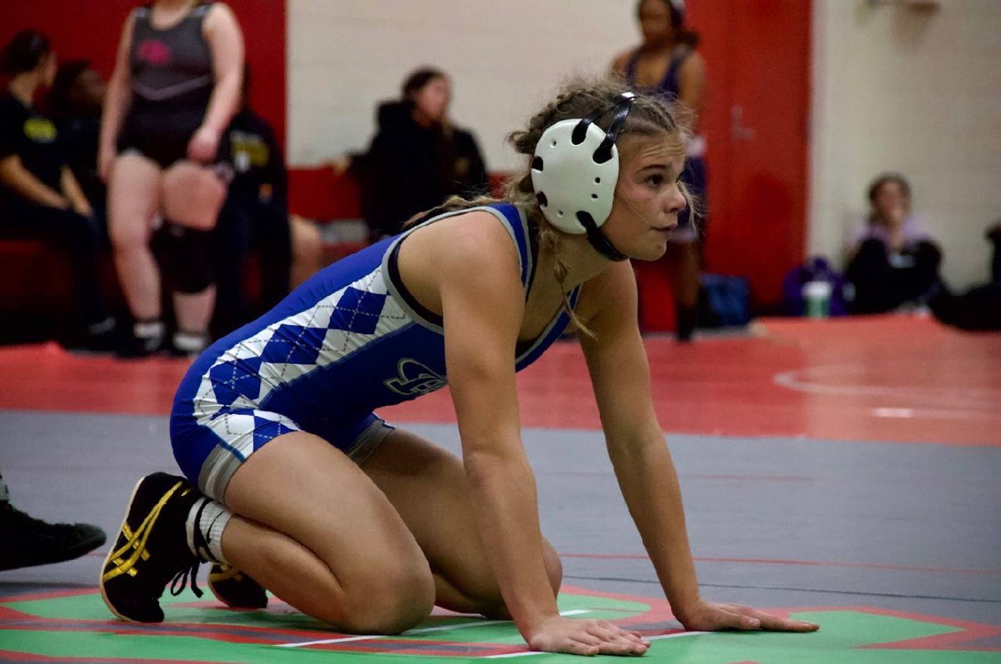 Newman junior wrestler Blair Grennan