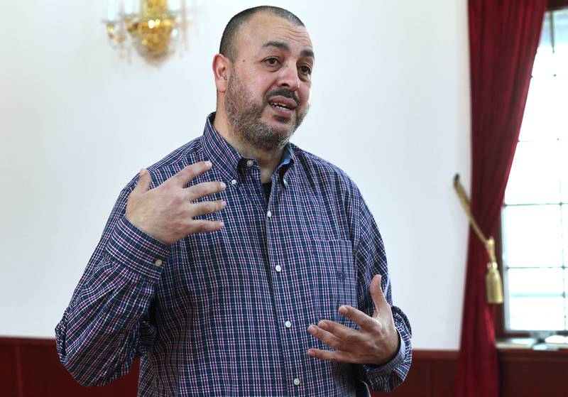 Mohammed Labadi, president of the Islamic Center of DeKalb, talks Friday, April 7, 2023, at the center, about Ramadan, how it is observed, the traditions involved, and what the Islamic community would want others to know about the Muslim holy month.