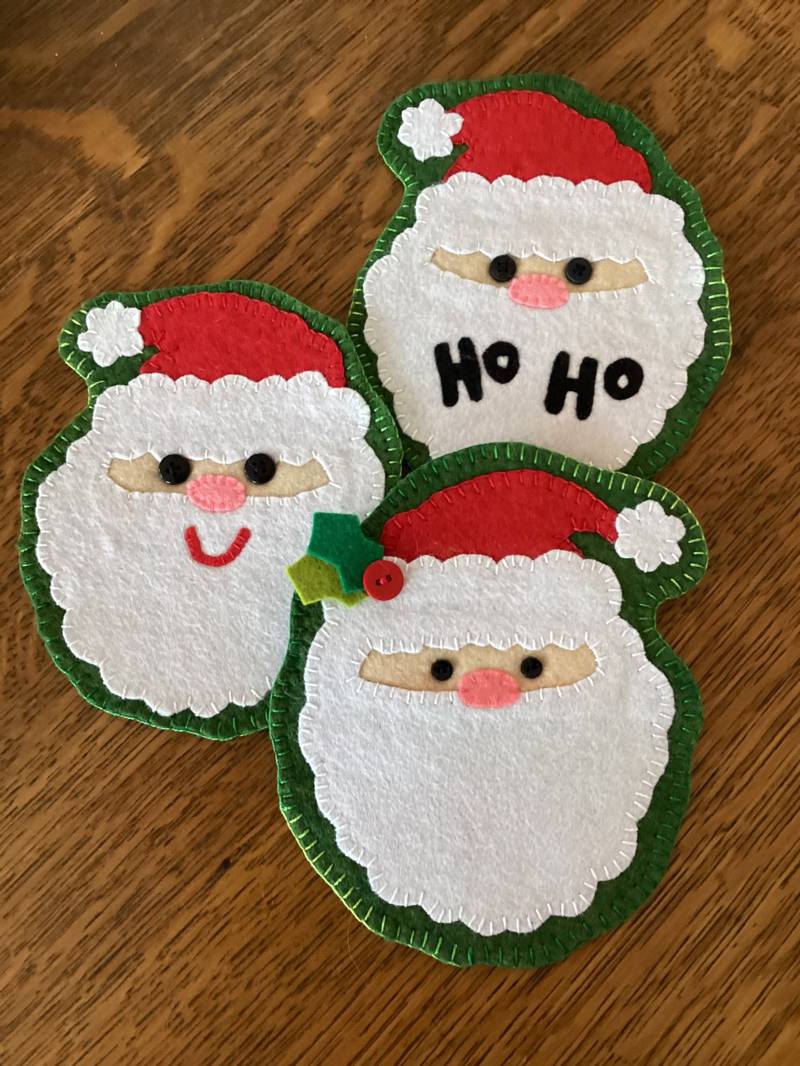 Kids ages t0 to 18 are invited to create a holiday-themed wool felt mug rug or candle mat on Nov. 27 in Yorkville.