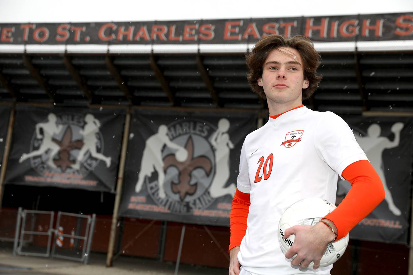 St. Charles East Senior Mason Brockmeyer is the Kane County Chronicle boys soccer player of the year.