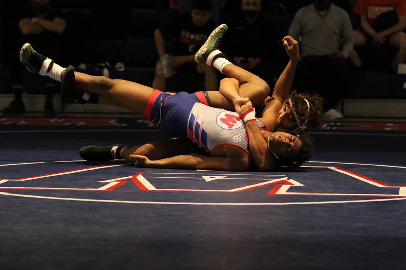 Oswego junior Cruz Ibarra won the 195-pound title at Glenbrook South's Russ Erb Invitational on Saturday.