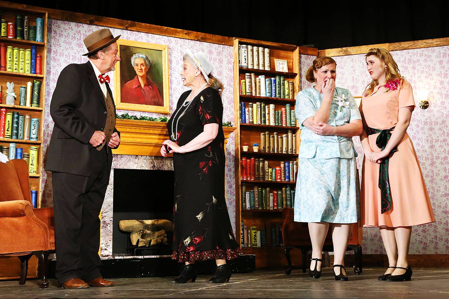 Members of the Polo Area Community Theatre in Polo perform "Harvey," by Mary Chase in May 2024.