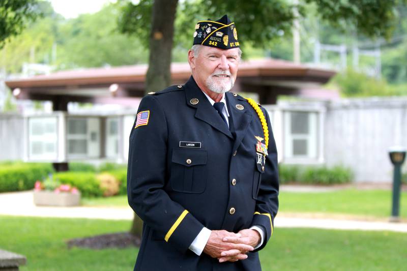St. Charles resident and United States Marine Corps veteran Dennis Larson served in the Vietnam War.