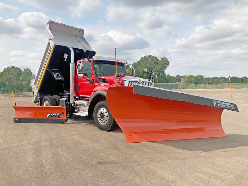 A snow plow produced by Bonnell Industries in Dixon. The company announced it had purchased the assets of the Flink Co. in Streator.