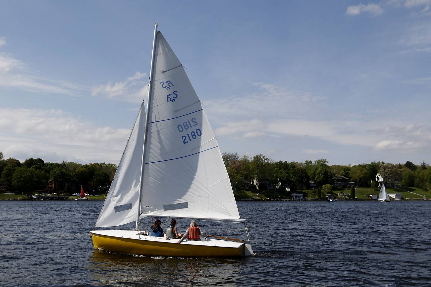 An adaptive sailing class at Pistakee Yacht Club in Johnsburg May 4, 2024, is part of an effort to expand access to people with disabilities.