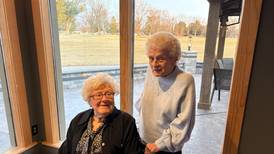 2 remaining members of RTHS class of 1943 meet for reunion