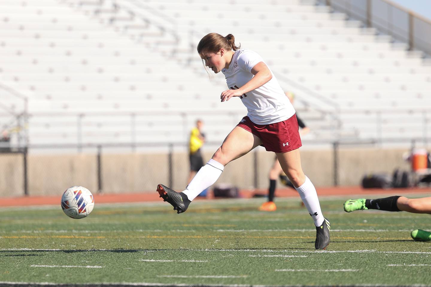 Plainfield North’s Mia Davis scores against Joliet West on Thursday, May 4, 2023 in Joliet.