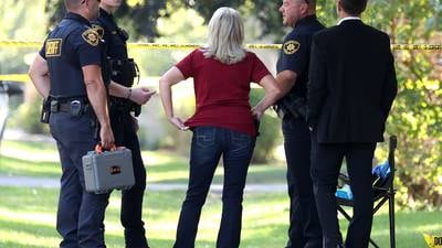 Photos: Investigation continues in Sycamore after two people found dead inside home