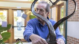 From the heart: Franklin Grove’s library adorned with statue memorializing namesake, Winifred H. Knox