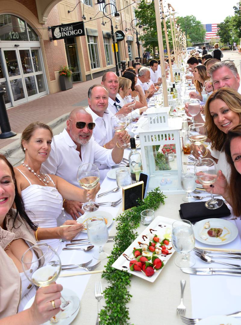 The fifth annual Long Table Dinner will return to downtown Naperville from 5 to 9 p.m. Sunday, Sept. 22, 2024 on Water Street in Naperville with proceeds benefiting West Suburban Community Pantry.