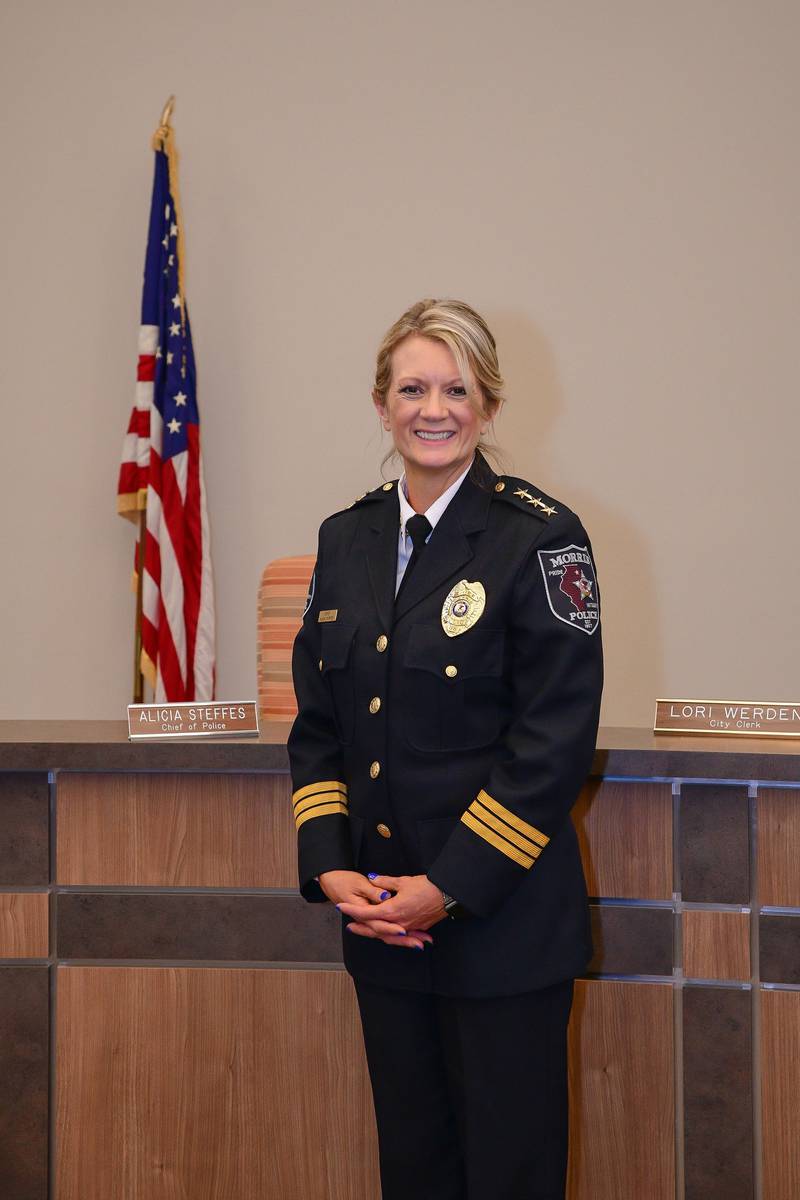 Morris Police Chief Alicia Steffes