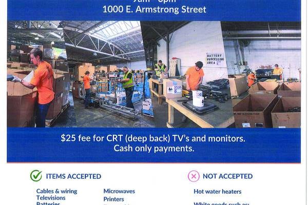 City of Morris hosts electronic recycling event with First America Recycling March 20