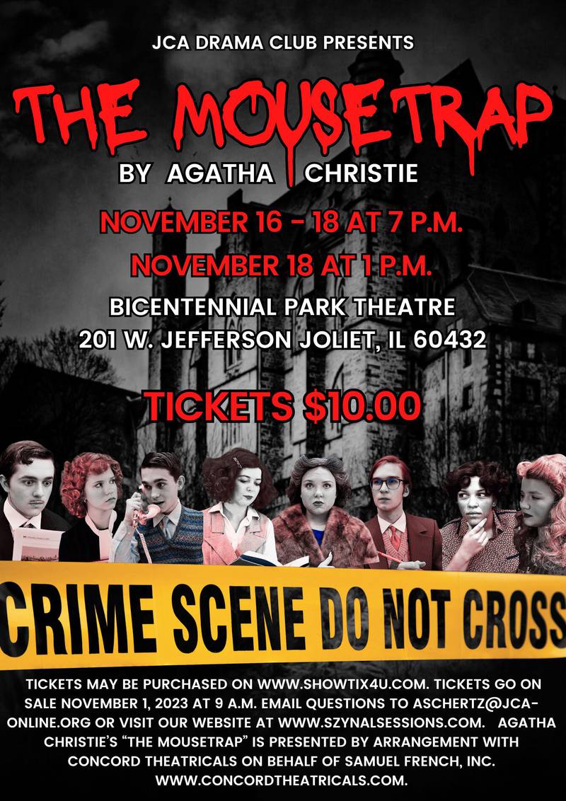 Joliet Catholic Academy - Joliet Catholic Academy’s Drama Club To Perform The Mousetrap This Fall