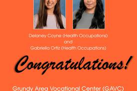 Minooka Students earn December Director Awards from the Grundy Area Vocational Center