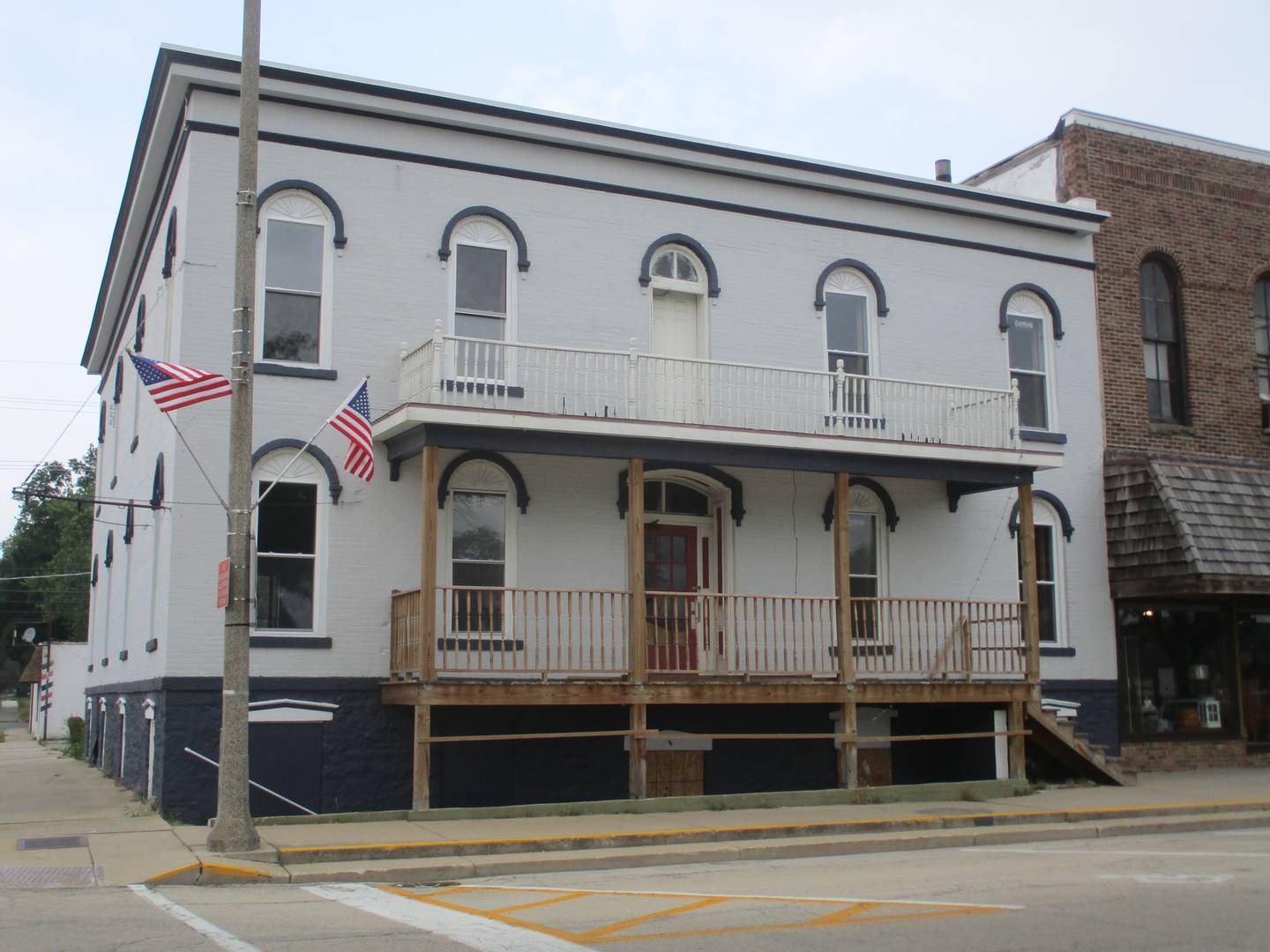 The 1868 Plano Hotel in the city's downtown is being eyed for redevelopment as an apartment building.