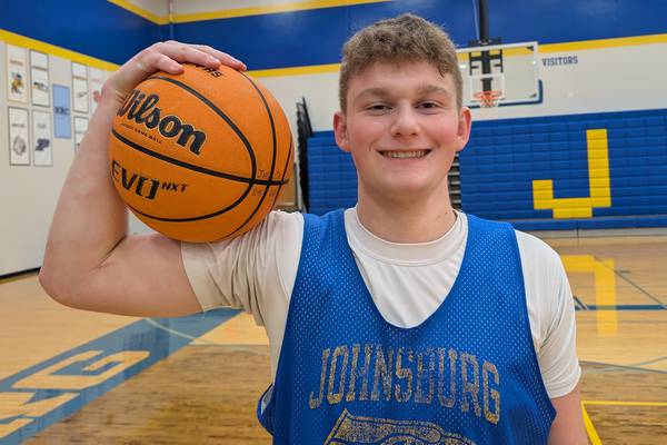 Basketball brings out enthusiasm in Johnsburg’s Jayce Schmitt