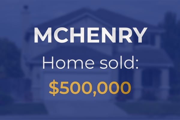 Sale closed in McHenry: $500,000 for a residential home