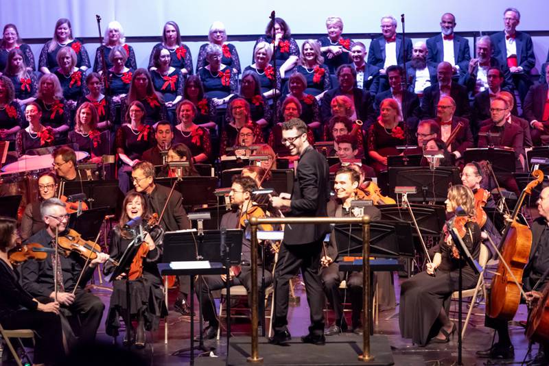 Elgin Symphony Orchestra returns to Raue Center for the Arts in downtown Crystal Lake for a Holiday Spectacular concert at 8 p.m. Friday, Dec. 12.