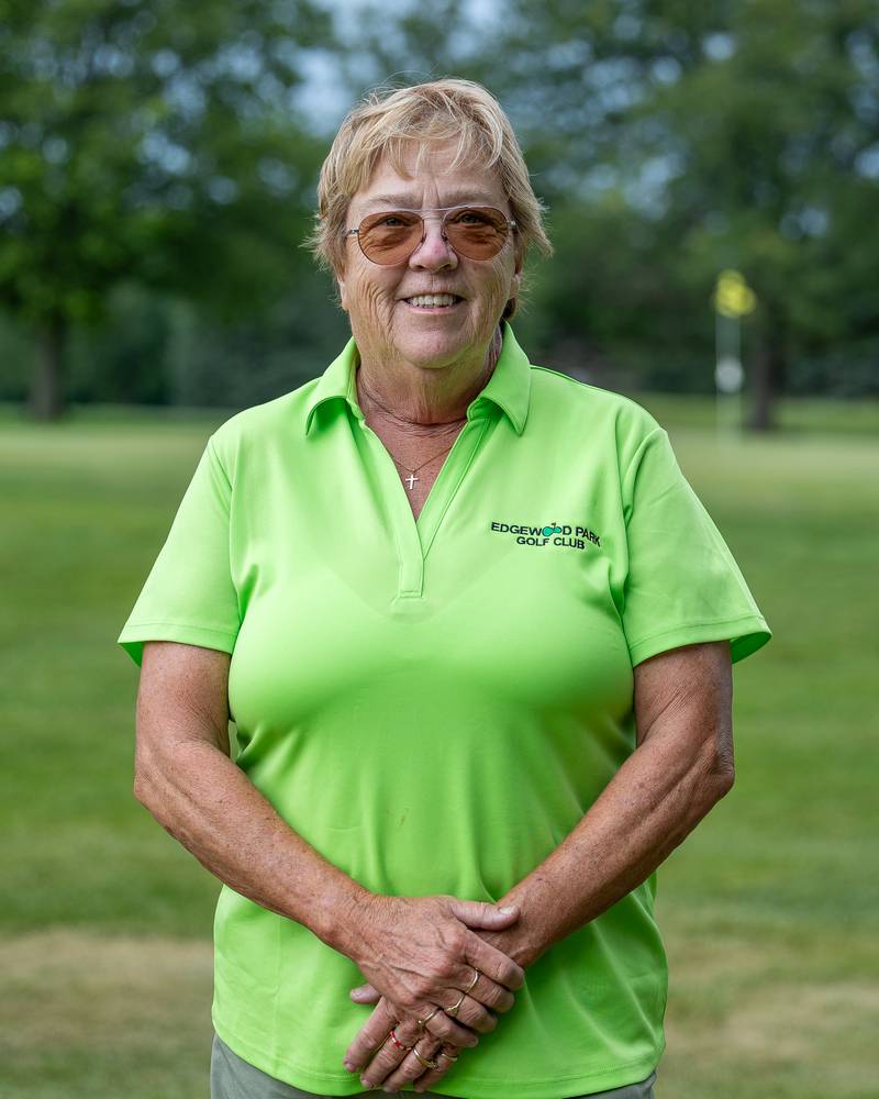 Jackie Charlier of Edgewood poses for photo on Saturday, August 10, 2025 at the annual Illinois Valley Women's Golf Tournament at Edgewood Golf Club in McNabb.
