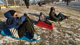 Smattering of snow enough for Florida family to hit the sledding hill at Morrison