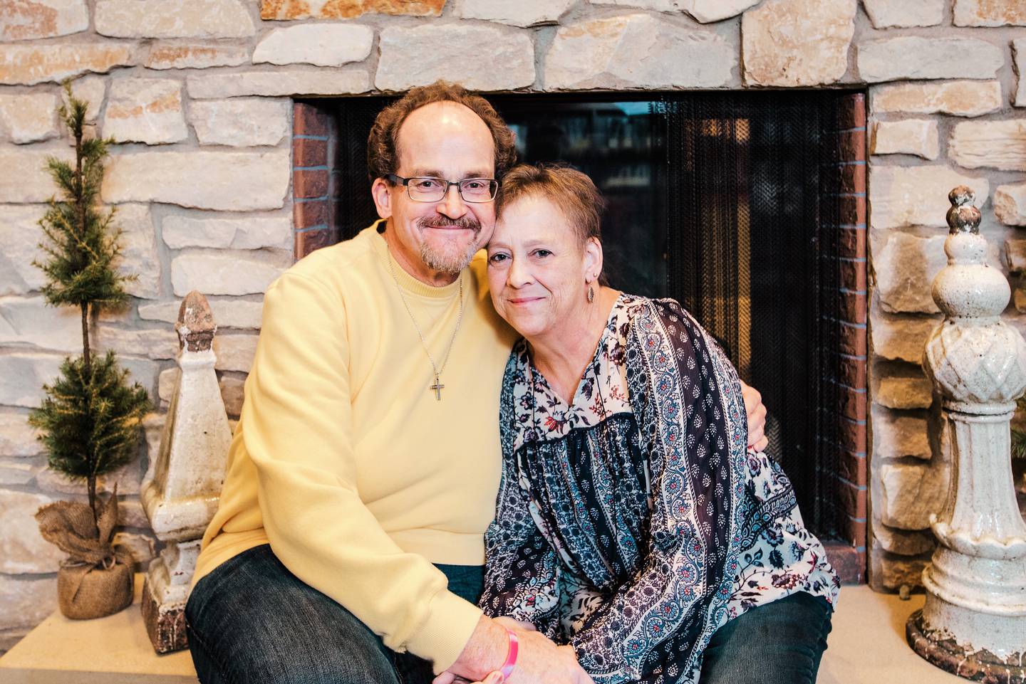 Todd Claxton of Hinckley, with his late wife, Shelly. Claxton is a cancer survivor and was a caregiver to his wife who died from cancer. He is the third co-facilitator of the Men's Networking Group for Northwestern Medicine Living Well Cancer Resources in Geneva.