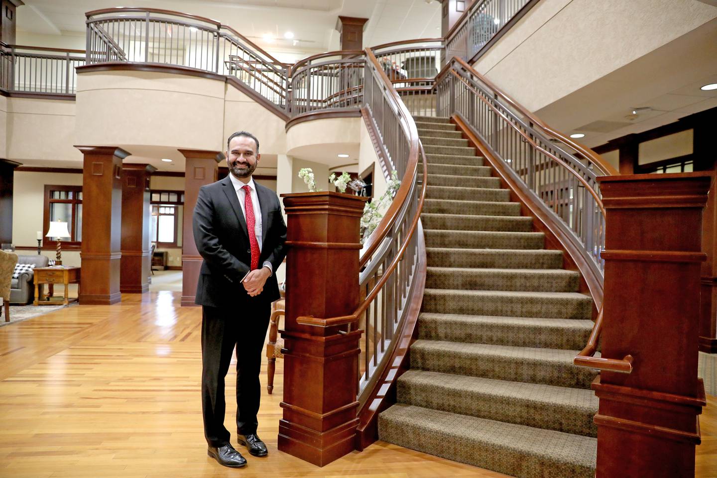 Executive Director Julio Macias began working as a dishwasher at Covenant Living at the Holmstad in Batavia when he was 16 years old.