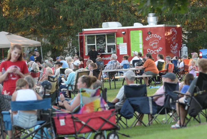 Hector's Cocina was one of the food vendors at the Oregon Park District's Concert in the Park on Tuesday, July 15, 2025 at Oregon Park West. E.D. Etnyre Co. was the sponsor for the outdoor concert.