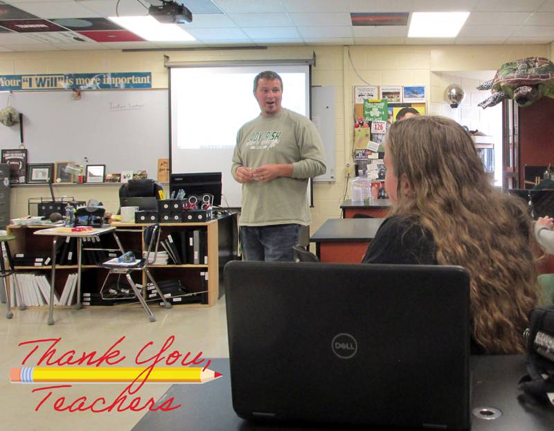 Seneca High School science teacher Terry Maxwell