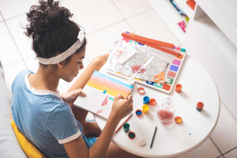 Check out local libraries, shops and groups where you can learn or hone a new art form, find a whole new hobby to enjoy, or create community - the possibilities are endless when pursuing your interests.