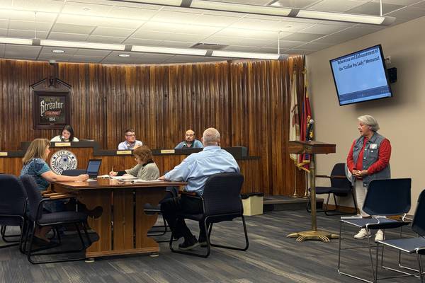 Streator council hears proposal to move “Coffee Pot Lady” memorial to City Park