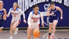 Julia Dovidio, Marian Central surge from 14 down past Hinckley-Big Rock into regional final