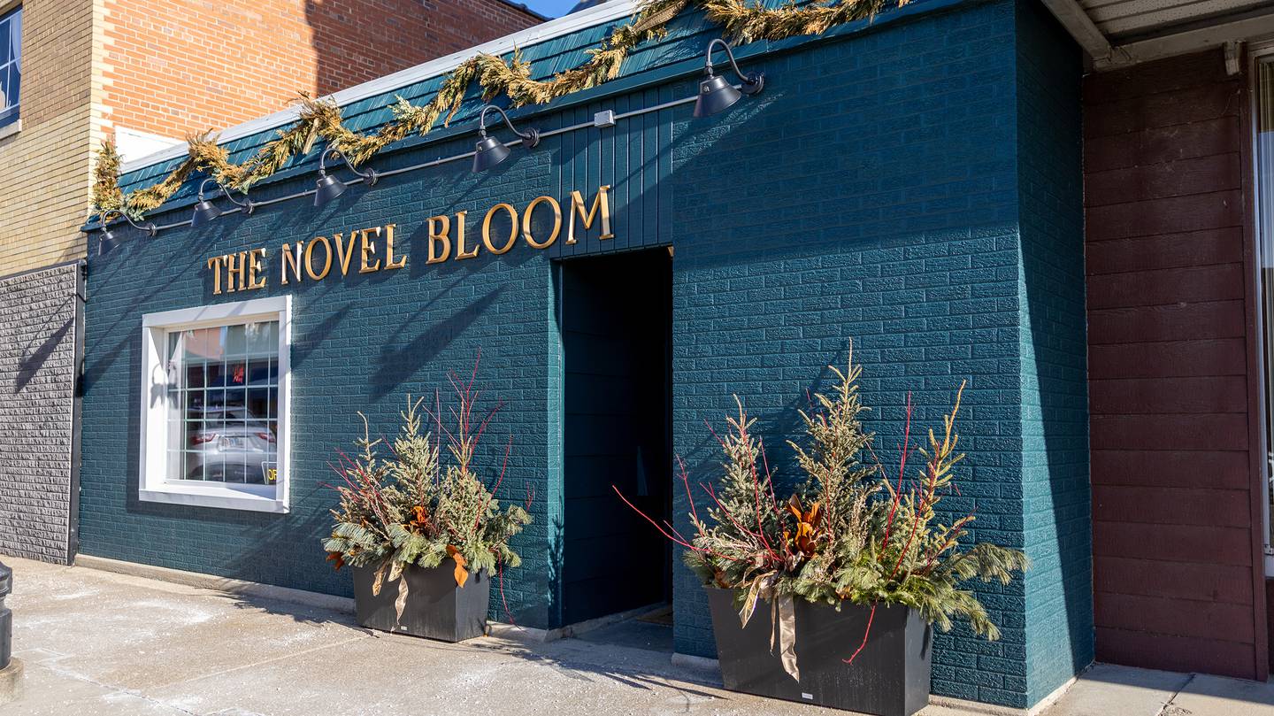 The Novel Bloom is located at 218 Main Street in downtown Savanna and is open Tuesday through Saturday.