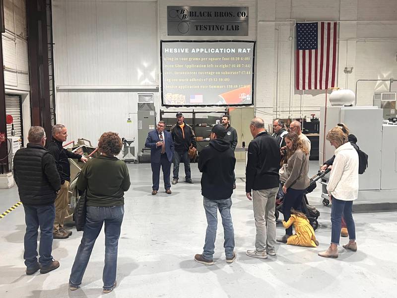 Black Bros. Co. in Mendota welcomed nearly 300 attendees Thursday at an open house to celebrate the completion of its new Roll Manufacturing Building.