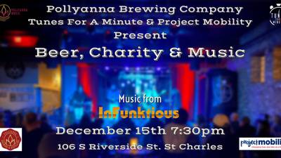 Pollyanna Brewing & Distilling in St. Charles to host ‘Beer, Charity and Music’ event 