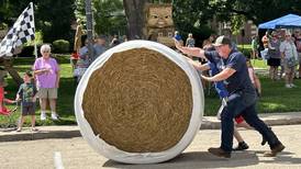 Photos: Seven teams compete in Straw Bale Race in Mt. Morris