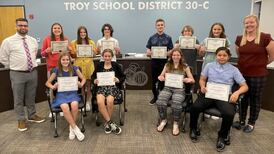 Troy School District 30-C names April students of the month