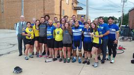 Cross country cyclists make overnight stop in Princeton