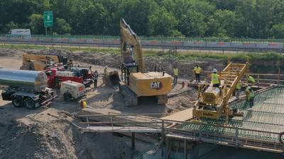 Photos: Aerial views of IDOT's Interstate 180 bridge replacements