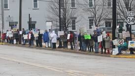 Photos: Dozens gather for March 4 Democracy in Princeton