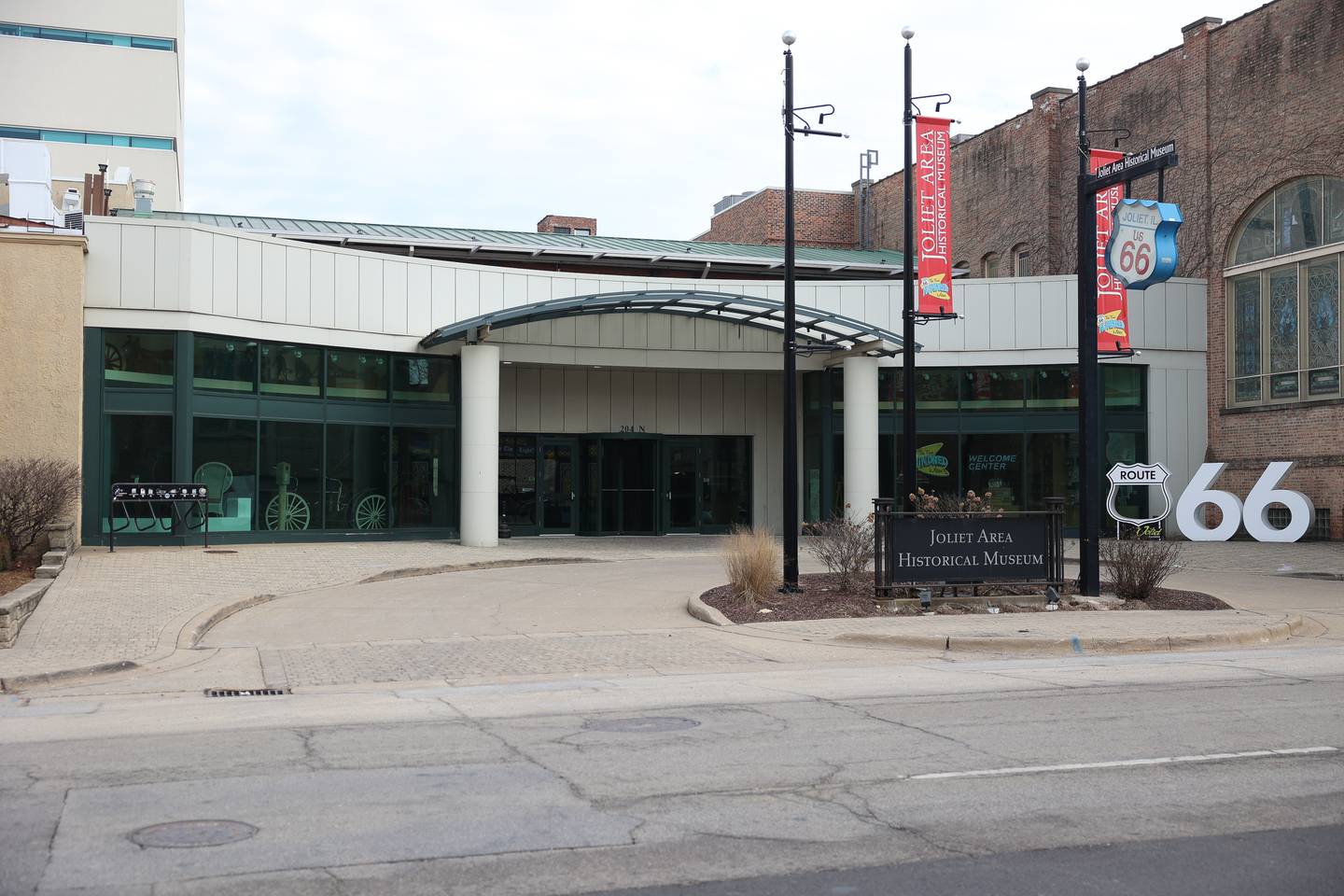 Joliet Area Historic Museum sits along North Ottawa Street on Wednesday, Feb. 7th 2024 in Joliet.